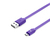 WE WEUSBMICROPLREV100VI câble USB 1 m USB A Micro-USB A Violet