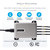 StarTech.com 4-Port Multi-Device USB-C Oplader, Totaal 240W, Single Port 140W EPR, PD 3.1, Poorten met Schroefvergrendeling, Ideaal voor Vergaderzalen, Incl Montagebeugel