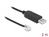 DeLOCK 66737 tussenstuk voor kabels RJ-12 USB 2.0 Type-A Zwart
