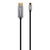 Manhattan 354844 adapter kablowy 2 m USB Type-C DisplayPort Czarny, Srebrny