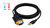 EXSYS EX-1311-2T tussenstuk voor kabels USB Type A 2.0 RS-232 Zwart