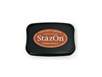 Stempelkissen StazOn saddle brown 6x10cm, schnelltrocknend