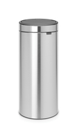 Touch bin New 30 L mit Kunststoffeinsatz (B: 29,5cm, T: 32cm, H: 72cm) / Deckel