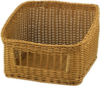 SPARE Brotkorb Korb (beige) für Brotkorb 33x33 geflochten aus Kunststoff,