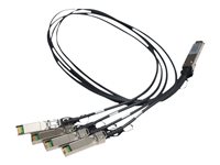 HPE FlexNetwork X240 40G QSFP+ to 4x10G SFP+ 1m Direct Attach Copper Splitter Cable (DAC Splitter Cable)