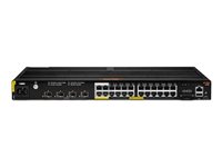 HPE Aruba Networking 4100i 24p 1GbE 20p Class4 POE and 4p Class6 PoE 4p SFP+ Switch CH en