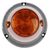 Moflash LEDD125, LED Blitz, Dauer Signalleuchte Orange, 230 V, Ø 98mm x 162mm