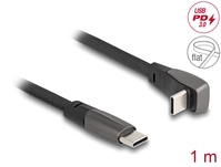 Delock USB 2.0 Flachbandkabel USB Type-C™ Stecker 1 m schwarz