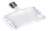 Durable Enclosed DUO 2 Card Clip Security Pass ID Badge Holder | 25 Pack | Clear