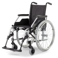 Rollstuhl EUROCHAIR2¿2.750 SB43,PU,silverline