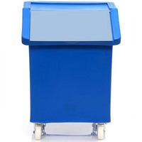 90 Litre Mobile Ingredients Trolley - Clear (R205A) - Blue