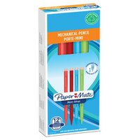 Paper Mate Non Stop Mechanical Pencil HB 0.7mm Lead Assorted Colour Bar(Pack 12)