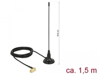 480 MHz Antenne SMA Stecker 90° 2,5 dBi starr omnidirektional mit magnetischem Standfuß und Anschlus