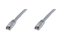 DIGITUS CAT 5e SF-UTP patch cable. Cu AWG 26/7. Color grey. Length 0.5m