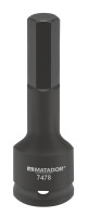MATADOR Kraft-Schraubendrehereinsatz, Innensechskant, 12,5(1/2): 14 mm