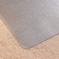 Floortex Floor Protection Mat Cleartex Advantagemat Phalate Free Vinyl For Low Pile Carpets Up To 6mm Pile Height 120x300cm Transparent UFC119225LV