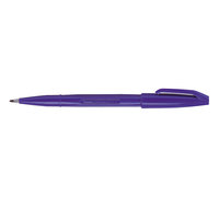 Pentel Original Sign Pen S520 Fibre Tip Pen 2mm Tip 1mm Line Blue (Pack 12)