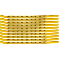 Clip Sleeve Wire Markers SCNG-18-1, Black, Yellow, Nylon, 300 pc(s), 4.7 mm, 5.8 mmCable Markers