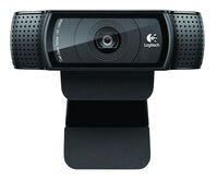Webcam HD Pro C920 C920, 1920 x 1080 pixels, 1080p,720p, H.264,M-JPEG, USB 2.0, Black, Clip/Stand Webcams