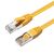 CAT6A S/FTP 0.25m Yellow LSZH Shielded Network Cable, LSZH, AWG26 CU Netzwerkkabel