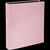 Ringbuch A4, 2 Ringe in D-Form 25mm, Aquarel - Rosa