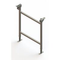 Dual frame support, zinc plated