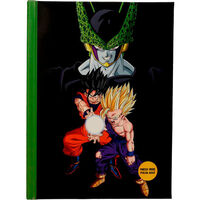 CUADERNO A5 CELL FINAL BATTLE DRAGON BALL Z CON LUZ