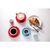Olympia Cafe Espresso Cups in Red Made of Stoneware 100ml / 3 1/2oz - 12