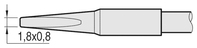 Lötspitze meißelförmig, 1,8 x 0,8 mm, C245944