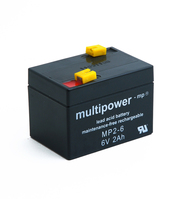 Batterie(s) Batterie plomb AGM MP2-6 6V 2Ah F4.8