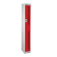 Perforated lockers - 1 door - 1800 x 300 x 300