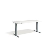 Adjustable height desk with dual motor