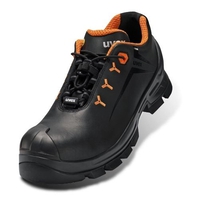 UVEX 2 Sicherheits-Halbschuh S3 6522.1 Weite 10, ESD, schwarz/orange Gr. 46