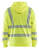 High Vis Kapuzensweatshirt 3565 mit Reißverschluss gelb - Rückseite
