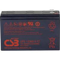 CSB Battery UPS 123606 high-rate UPS123606F1F2 Ólomakku 12 V 7 Ah Ólom-vlies (AGM) (Sz x Ma x Mé) 151 x 99 x 51 mm 6,35 mm-es laposérintkezős ...