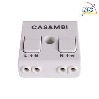 CASAMBI Bluetooth Controller CBU-TED, Input: 220-240V AC, LED 50W / Halogen: 150W, Phasenabschnitt-Dimmung