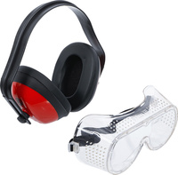 BGS DIY 93626 Set Arbeitssicherheit Schutzbrille Gehörschutz 2 teilig