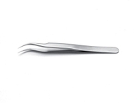 High precision tweezers for biology stainless steel Version Curved