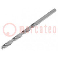Drill bit; for metal; Ø: 4mm; Features: hardened