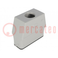 Enclosure: for HDC connectors; Han® A; size 16A; for cable; high
