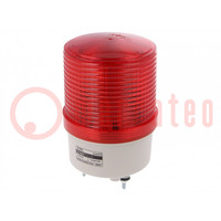Signaller: lighting; continuous light,blinking light; red; S100