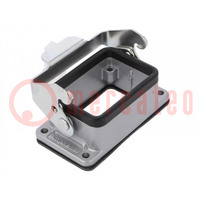 Enclosure: for HDC connectors; C146; size E6; with latch; IP65