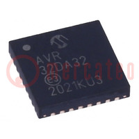 IC: mikrokontroller AVR; VQFN32; 1,8÷5,5VDC; Cmp: 3; AVR32; AVR-DA