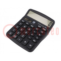 Kalkulator; ESD; ABS; czarny; <0,1MΩ