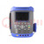 Handoscilloscoop; 100MHz; 8bit; kleuren,LCD TFT 5,6"; Ch: 2; 1Gsps