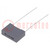 Capacitor: polyester; 100nF; 160VAC; 250VDC; 10mm; ±10%; 13x4x9mm