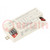 Power supply: switched-mode; LED; 17.7W; 30÷42VDC; 225÷350mA; IP20