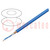 Wire: microphone cable; 2x0.22mm2; blue; OFC; -15÷70°C; PVC
