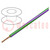 Wire; H05V-K,LgY; stranded; Cu; 0.35mm2; PVC; green-violet; 200m
