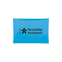 Persönliche Notverbandtasche blau